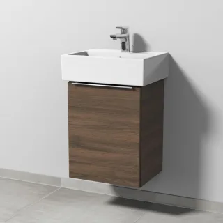 Sanipa 3way Waschtischunterbau zu Duravit Vero Air Waschtisch mit 1 Tür, Eiche-Arizona UM42980