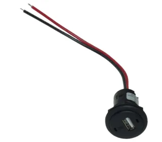 Auto KFZ Kabel Einbau Steckdose für USB 5V 1A Universal Ladegerät Navigation