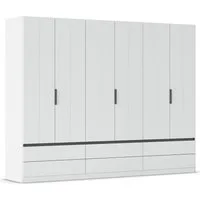 OTTO home Kleiderschrank Schrank Garderobe ARVEN Breiten 181/226/271cm (3 verschiedene Ausstattungen BASIC/CLASSIC/PREMIUM (inkl. SOFT-CLOSE) puristisches Design in Plankenoptik mit Metallgriffen MADE IN GERMANY