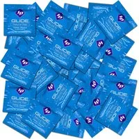 ID Lube Gleitgel Glide - Natural Feel, 100 Sachets mit je 4ml (insgesamt 400ml), 100-tlg., veganes Gleitgel in hygienischen Probe-Tütchen (Sachets)
