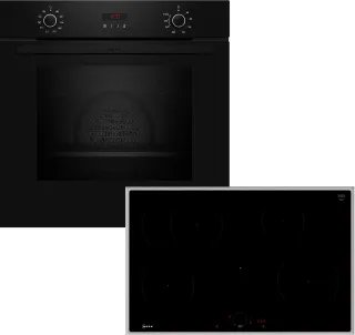 NEFF Backofen-Set "B2CCG6AK3" mit Teleskopauszug nachrüstbar Pyrolyse-Selbstreinigung mit pyrolytischer Selbstreinigung