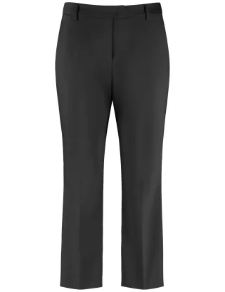 GERRY WEBER Collection - Schlichte 7/8 Hose mit Stretchkomfort schwarz - Gr. - 38