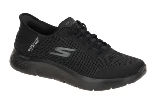 Skechers 216324 BBK Herren Slipper Schwarz - GO WALK FLEX HANDS UP