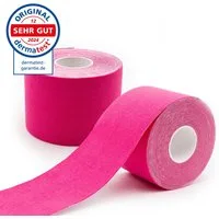 Axion Kinesiologie-Tape Kinesio-Tape - Wasserfestes Tape, verschiedene Farben, je 500 x 5 cm (Set, 2-St) MEDIZINPRODUKT, Sporttape Bandage