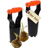 GarPet Pflanzer 2er Set Zwiebelpflanzer Garten Blumen Pflanzhilfe für Blumenzwiebeln