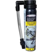 EDCO Reifen-Reparaturset Fahrrad REIFENDICHTMITTEL 75ml Luftpumpe Reifenpannenspray 09, Flickzeug Dichtmittel Pannenhilfe Reifen Dicht Reparatur Pannen Spray