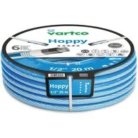 Vartco Gartenschlauch Hoppy, Größe 1/2" [12,5 mm], 6-lagig, Anti-Twist, Food-Safe & Heavy-Duty