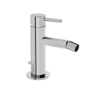 VitrA Origin Einhebel-Bidetmischer mit Ablaufgarnitur Höhe 15 cm Einlochmontage Chrom,A42559 A42559