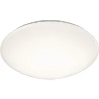 Reality Leuchten LED Deckenleuchte PUTZ, LED fest integriert, Warmweiß, LED Deckenlampe Badezimmer, IP 44, 1500 Lumen, warmweiß, Durchm 37cm