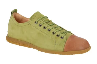 Think 000779 HAUKI Herrenschuhe Gr?n Moos Kombi Echtleder Fu?bett Latexsohle