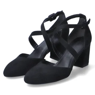 Tamaris Pumps - Gr. 39 - Schwarz - Textil