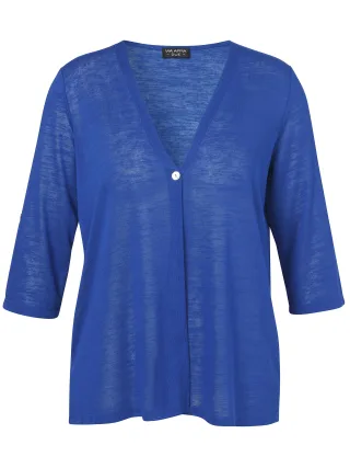 VIA APPIA DUE - Jacke 3/4 Arm Krempelarm kobalt - Gr. - 46