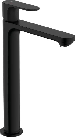 Hansgrohe Waschtischmischer Rebris S 240 CoolStart EcoSmart+ mit Zugstange Mattschwarz,72176670 72176670