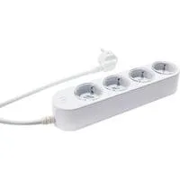 Steckdosenleiste Power Strip 4 Gen4 weiß, 1,5 Meter Kabel, mit Energiemessung