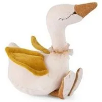 Moulin Roty Kuscheltier-Rassel Rassel Schwan gold 18cm