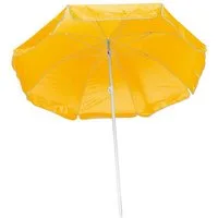 Macma Sonnenschirm Strandschirm / Sonnenschirm / stufenlos verstellbar / Farbe: gelb