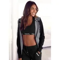 Bench. Loungewear Kapuzensweatjacke mit farblich abgesetzten Ärmeln, Loungeanzug