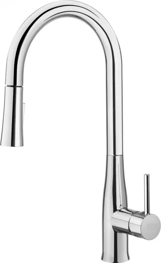 Neuesbad Beauty Spültischarmatur chrom, mit ausziehbarer Geschirrbrause DE1BDH072M1