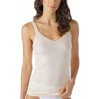 Mey Tanktop Noblesse schmale Passform, breite Träger, tiefer V-Ausschnitt