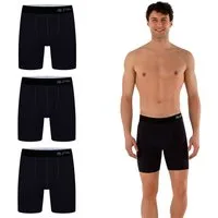 Myproblems Boxershorts Lange Boxershorts im 3er Pack – Lange Unterhosen aus Baumwolle Lange Boxershorts