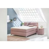 Jockenhöfer Gruppe Boxspringbett Nora erhältlich in den Größen 100,120 & 140cm, mit Topper und höhenvariablem Kopfteil