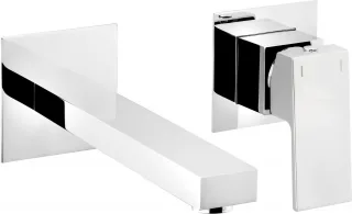 Neuesbad Serie 500 Waschtischarmatur Unterputz, Ausladung 186mm, chrom NB1DEBCZ054L1