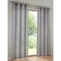 heine Gardine Dekostore (1 St), Ösen, halbtransparent, Fertigstore gerade Form