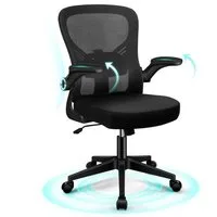 ALFORDSON Bürostuhl Ergonomischer, verstellbare Lendenwirbelstütze, (1 St), atmungsaktives Netzgewebe, S-Kurven-Rückenlehne, 360°-Drehfunktion