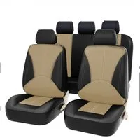 GarveeMore Autositzbezug Autositzbezüge Kunstleder Universal 5-Sitzer für alle Jahreszeiten