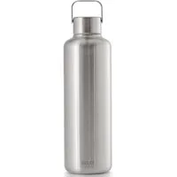 equa Trinkflasche Timeless Off Steel, Trinkflaschen-Leichtgewicht aus Edelstahl, mit Tragegriff