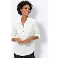 Sieh an! Klassische Bluse Bluse Langarm