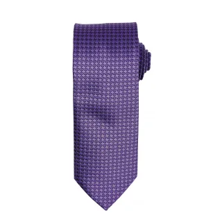 Premier Mens Puppy Tooth Formal Work Krawatte (lila)