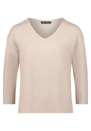 Betty Barclay - Feinstrickpullover beige - Gr. - 46