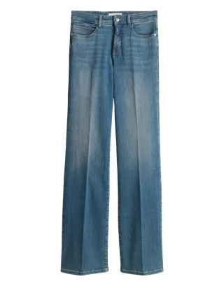 OPUS PANTS - Wide Leg Jeans - Melly modern blau - Gr. - L32