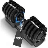 NEOLYMP Kurzhantel Hanteln verstellbar 2-40kg- 8-12 Gewichtsstufen mit Drehgriff-Dumbbell, (Ergonomisch, rutschfest und platzsparend - Hanteln verstellbar), 1 x 40kg