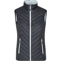 James & Nicholson Steppweste Taillierte und leichte Damen Wende-Steppweste JN1089 Mit sorona®AURA Wattierung