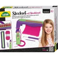 Lena® Kreativset Strickset mit Strickliesel, Made in Europe