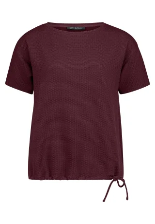 Betty Barclay - Blusenshirt Maroon Banner - Gr. - 42