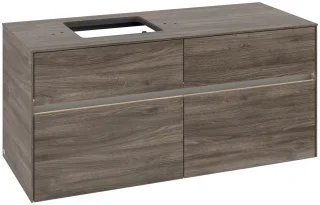 Villeroy & Boch Waschtischunterschrank Collaro C129B0 1200x548x500mm mit Beleuchtung Stone Oak C129B0RK