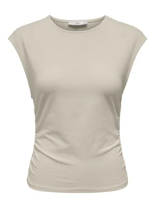 ONLY - ONLMIRA CAPSL RUCHING TOP JRS NOOS Peyote - Gr. - XS