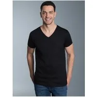 Trigema T-Shirt TRIGEMA V-Shirt Slim Fit (1-tlg)