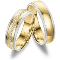 MARRYA Partnerring Edelstahl Ringe Trauringe Eheringe Partnerringe