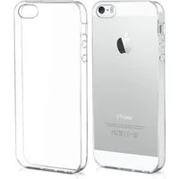 kwmobile Handyhülle Hülle für Apple iPhone SE (1.Gen 2016) / 5 / 5S, Silikon Handyhülle transparent - Handy Case gummiert