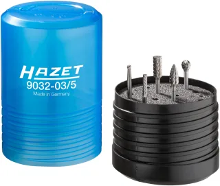 HAZET Hartmetall Frässtift-Satz, 5-teilig - 9032-03/5