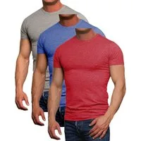 Jack & Jones T-Shirt (3er-Pack) Basic mit Rundhalsausschnitt
