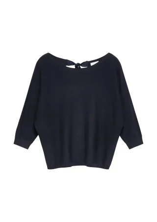 comma - Strickpullover blau - Gr. - 34