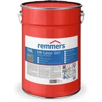 Remmers Holzschutzlasur HK-Lasur 3in1 Grey-Protect graphitgrau 10 Liter, 3in1 Holzschutz, Feuchtigkeit- und UV-Schutz