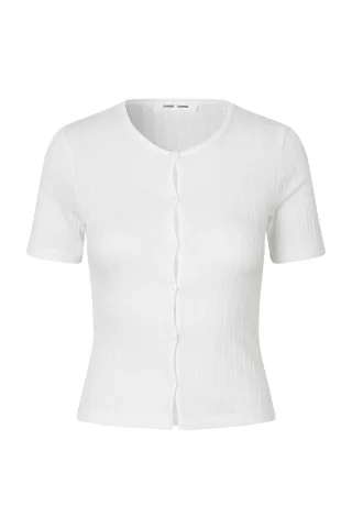 samsøe & samsøe - Strickjacke - Sajuni weiß - Gr. - L