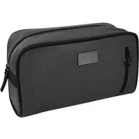BOSS Kulturbeutel Hugo Boss Mens Soft Toiletry Wash Shave Travel Pouch Brown Bag