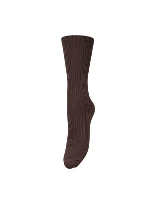 beck söndergaard - Einfarbige Socken in Rippstruktur von Beck Söndergaard braun - Gr. - 41